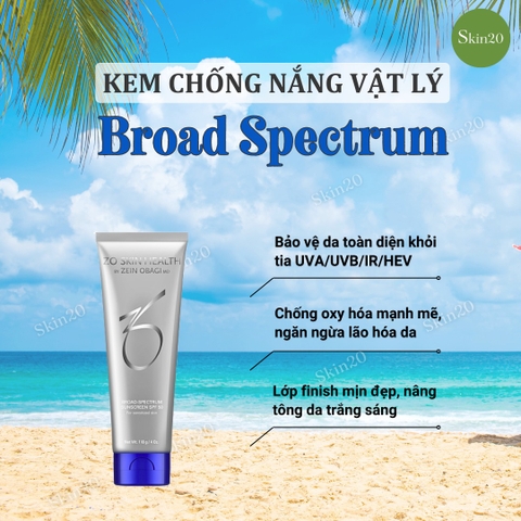 Kem chống nắng ZO Skin Health Broad Spectrum SPF 50+