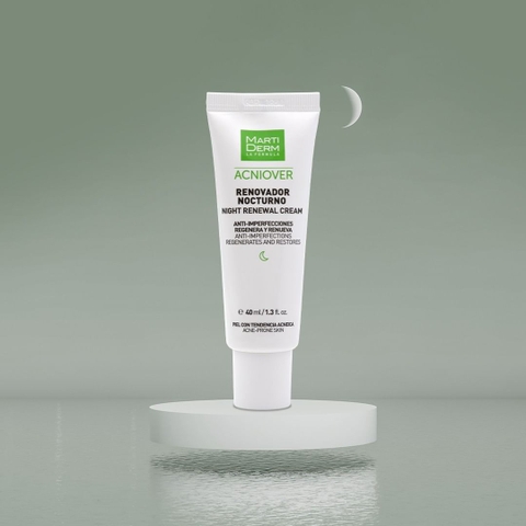 Kem dưỡng tái tạo ban đêm cho da dầu, mụn Martiderm Acniover Night Renewal Cream - 40ml