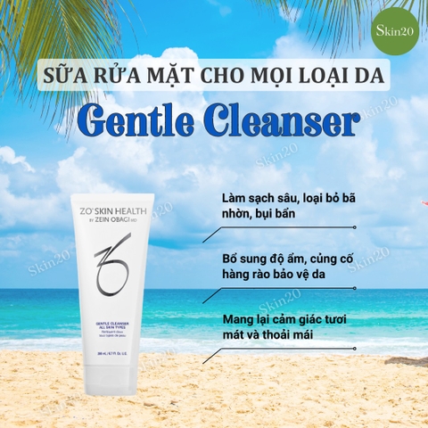 Sữa rửa mặt cho mọi loại da ZO Skin Health Gentle Cleanser - 200ml