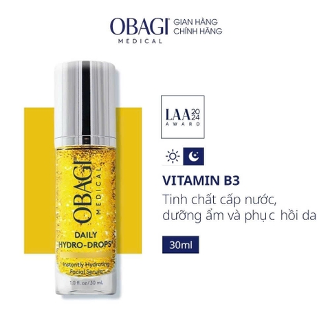 Tinh chất cấp nước phục hồi da Obagi Daily Hydro Drops
