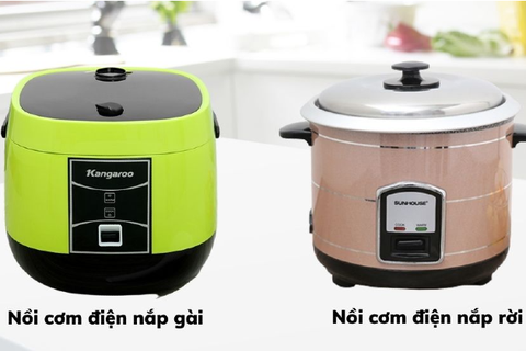So sánh nồi cơm điện nắp gài và nồi cơm điện nắp rời? Loại nào tốt hơn?