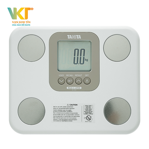 Cân sức khỏe và phân tích cơ thể Tanita BC-859 Trắng - Made in Japan
