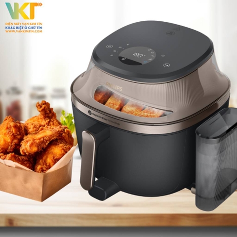 Nồi chiên không dầu hơi nước Philips 7.2 lít NA543/00