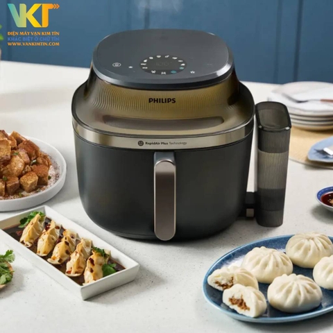 Nồi chiên không dầu hơi nước Philips 7.2 lít NA543/00