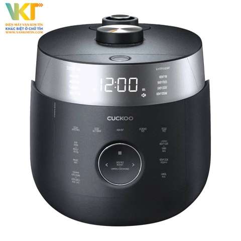 Nồi cơm áp suất cao tần Cuckoo 1.8 lít CRP-LHTR1009F Đen