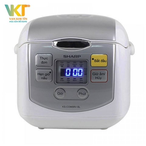 Nồi cơm điện tử Sharp KS-COM08V-SL