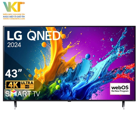 Smart Tivi LG 4K 43 inch 43QNED80TSA