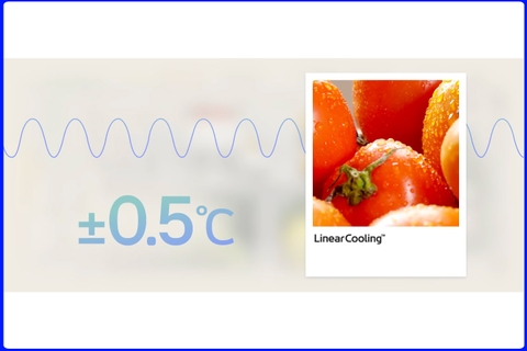 LinearCooling – Giữ thực phẩm tươi ngon đến 7 ngày