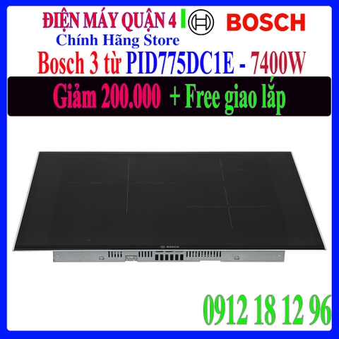 Bếp từ 3 vùng nấu lắp âm Bosch PID775DC1E - Hàng chính hãng