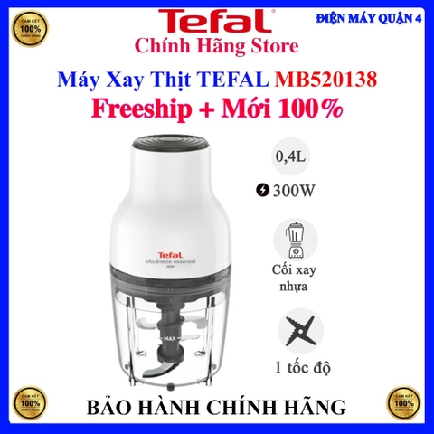 Máy xay thịt Tefal MB520138 3 trong 1, Bảo hành chính hãng