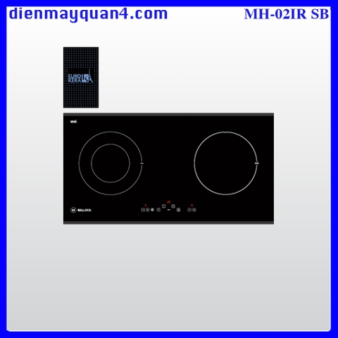 Bếp Điện Từ Kết Hợp Malloca MH-02IR SB