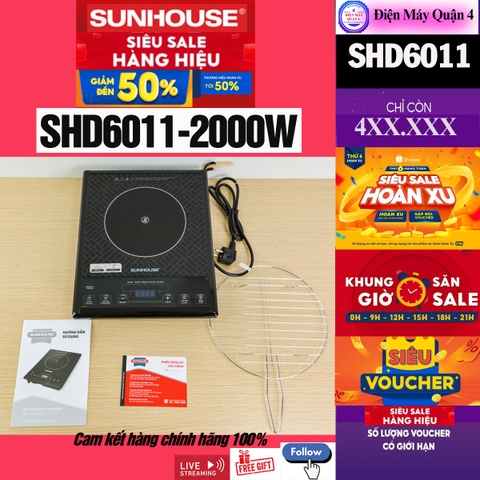 Bếp Hồng Ngoại Sunhouse SHD6011, giá rẻ