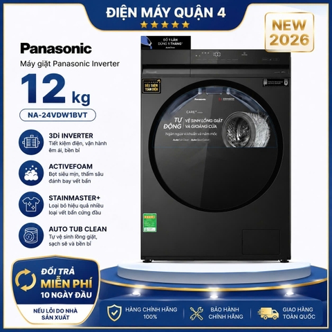 Máy giặt Panasonic Inverter 12 kg NA-24VDW1BVT