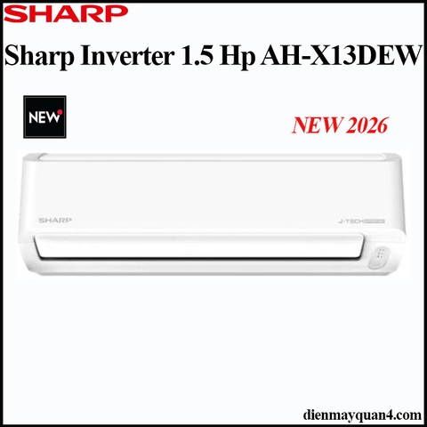 Máy Lạnh Sharp Inverter 1.5 Hp AH-X13DEW