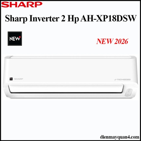 Máy lạnh Sharp Inverter 2 HP AH-XP18DSW