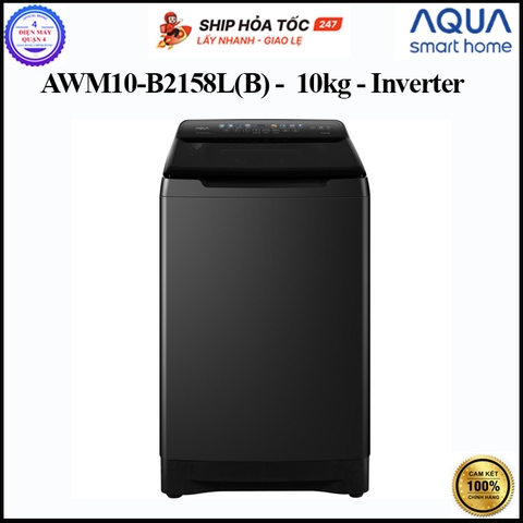Máy giặt Aqua Inverter 10 kg AWM10-B2158L(B)