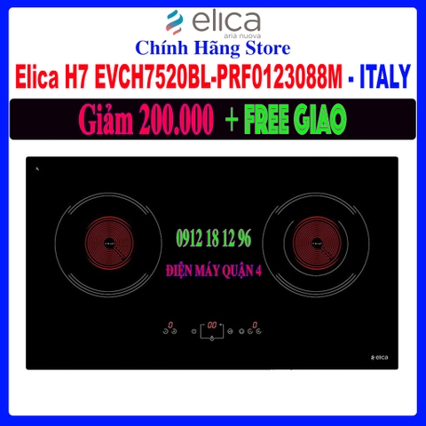 Bếp hồng ngoại đôi Elica H7 EVCH7520BL-PRF0123088 - Hàng chính hãng