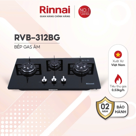 Bếp gas âm Rinnai RVB-312BG