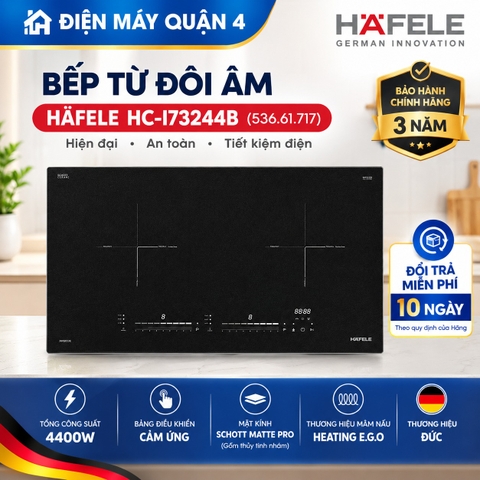 Bếp từ đôi âm Häfele HC-I73244B (536.61.717)