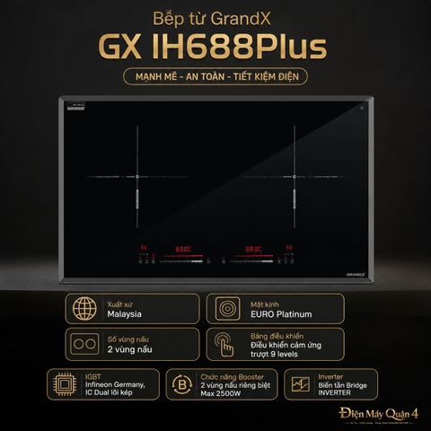 Bếp từ GrandX GX IH688Plus