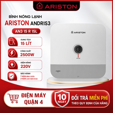 Bình nóng lạnh ARISTON ANDRIS3 AN3 15 R 15L