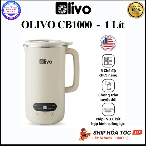 Máy Xay Nấu Đa Năng OLIVO CB1000 - Dung Tích 1L