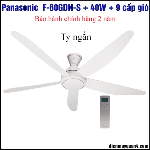 Quạt trần Panasonic 5 cánh F-60GDN-S