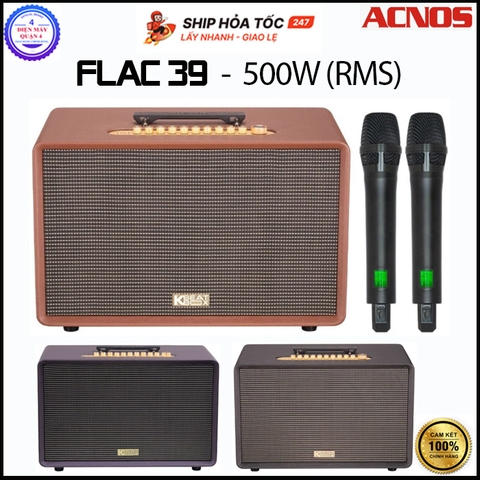 Loa Karaoke ACNOS FLAC 39 - Hàng chính hãng