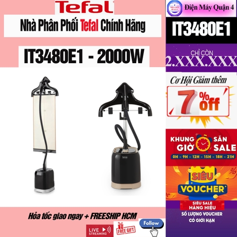 Bàn Ủi Hơi Nước Đứng Tefal IT3480E1 giá tốt