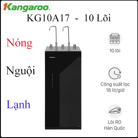 Máy lọc nước RO nóng nguội lạnh Kangaroo KG10A17
