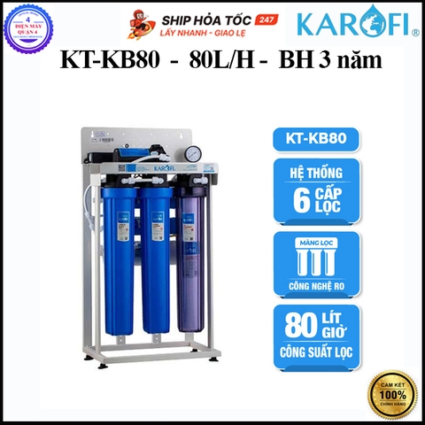 Máy lọc nước bán công nghiệp Karofi KT-KB80 (80 lít/giờ)