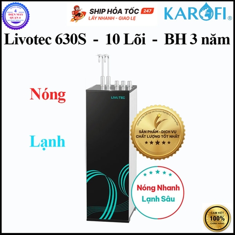 Máy lọc nước nóng lạnh Karofi Livotec 630S