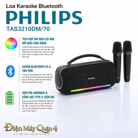 Loa Karaoke Bluetooth Philips TAS3210DM/70