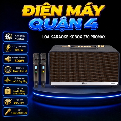LOA KARAOKE KCBOX 270 PROMAX