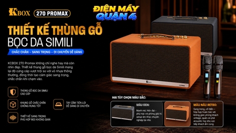 LOA KARAOKE KCBOX 270 PROMAX