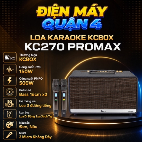 LOA KARAOKE KCBOX KC270 PROMAX