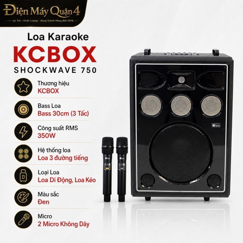 Loa Karaoke kcbox shockwave 750