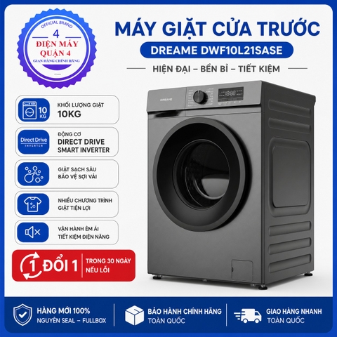 Máy Giặt Dreame L2 Giặt 10kg – DWF10L21SASE