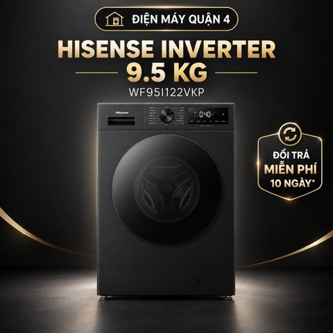 Máy giặt Hisense Inverter 9.5 kg WF95I122VKP