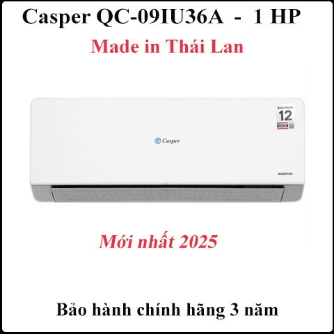 Máy lạnh Casper Inverter 1 HP QC-09IU36A