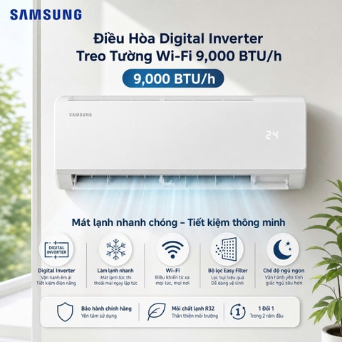 MÁY LẠNH SAMSUNG INVERTER 1HP F-AR40H09D1AT