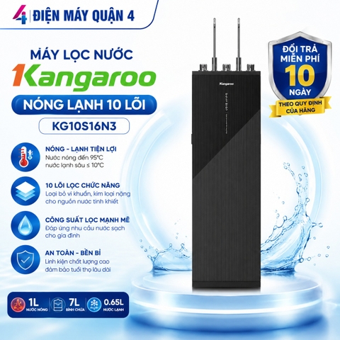 Máy lọc nước Kangaroo nóng lạnh 10 lõi KG10S16N3