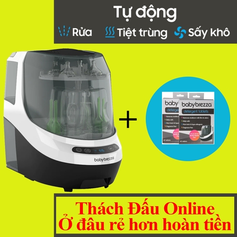 Máy Rửa Bình Sữa Baby Brezza Bottle Washer Pro