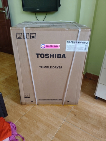 Máy sấy bơm nhiệt Toshiba 8 kg TD-T21B90HWV(MG)
