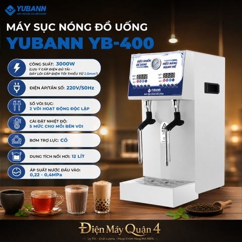 Máy sục nóng đồ uống Yubann YB-400