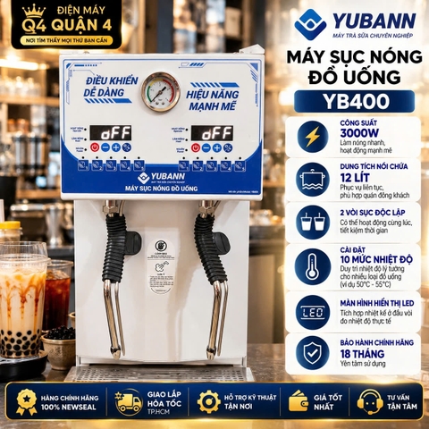 Máy sục nóng đồ uống Yubann YB400
