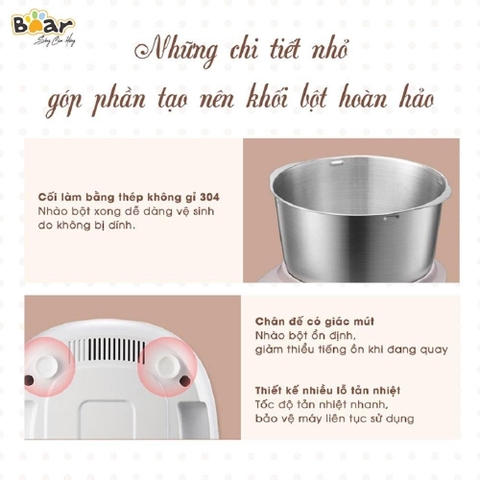 Máy trộn bột Bear 5L DM-B50V1 (Bản Quốc Tế)
