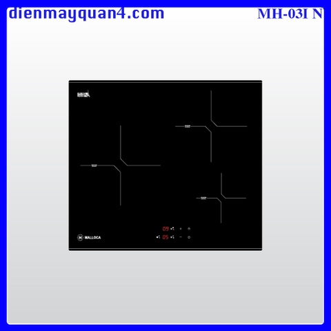 Bếp kính âm 3 từ Malloca MH-03I N