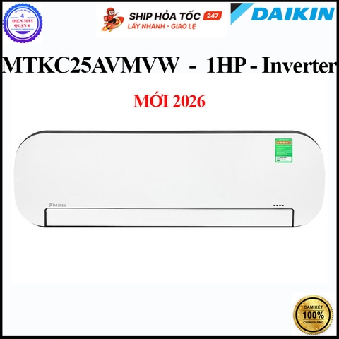 Máy lạnh Daikin Inverter 1 HP MTKC25AVMVW