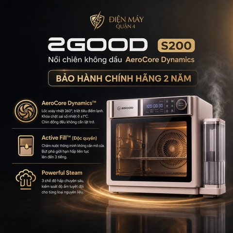 Nồi chiên không dầu 2GOOD S200 AeroCore Dynamics
